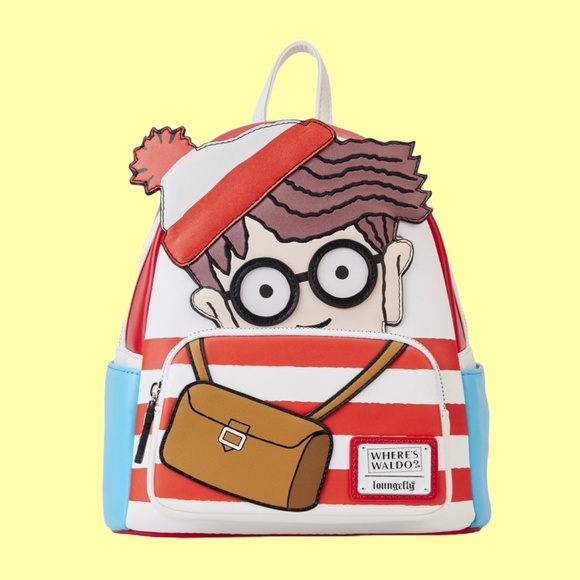 Loungefly Where’S Waldo Cosplay Mini Backpack‎